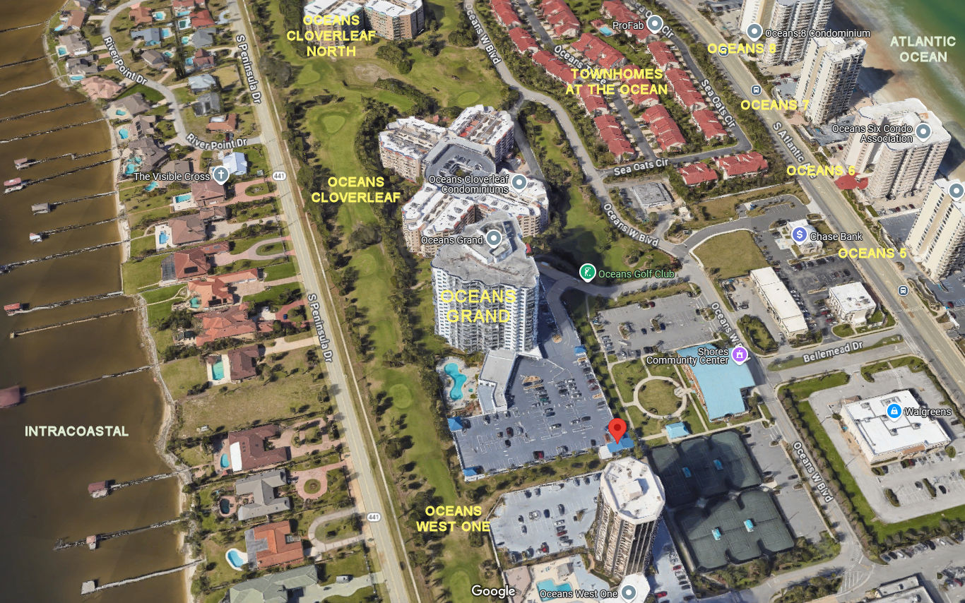 Aerial photo of Oceans Grand