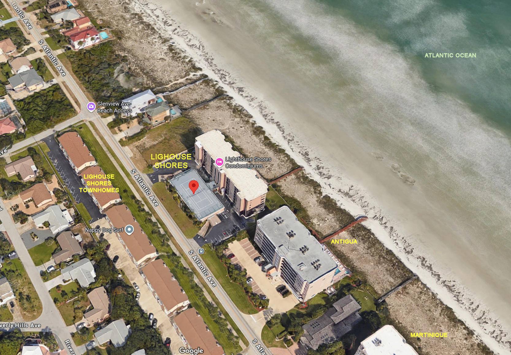 Aerial photo of Lighthouse Shores