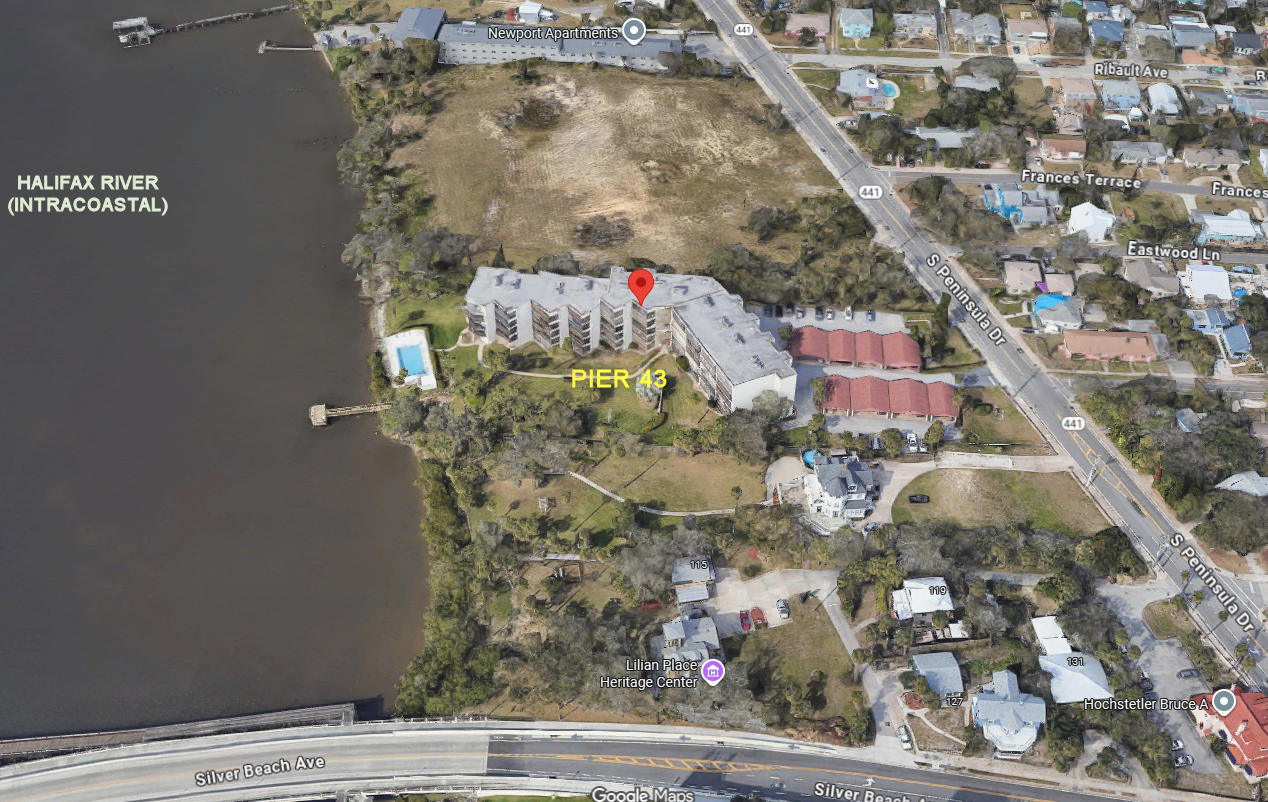 Aerial photo of Pier 43