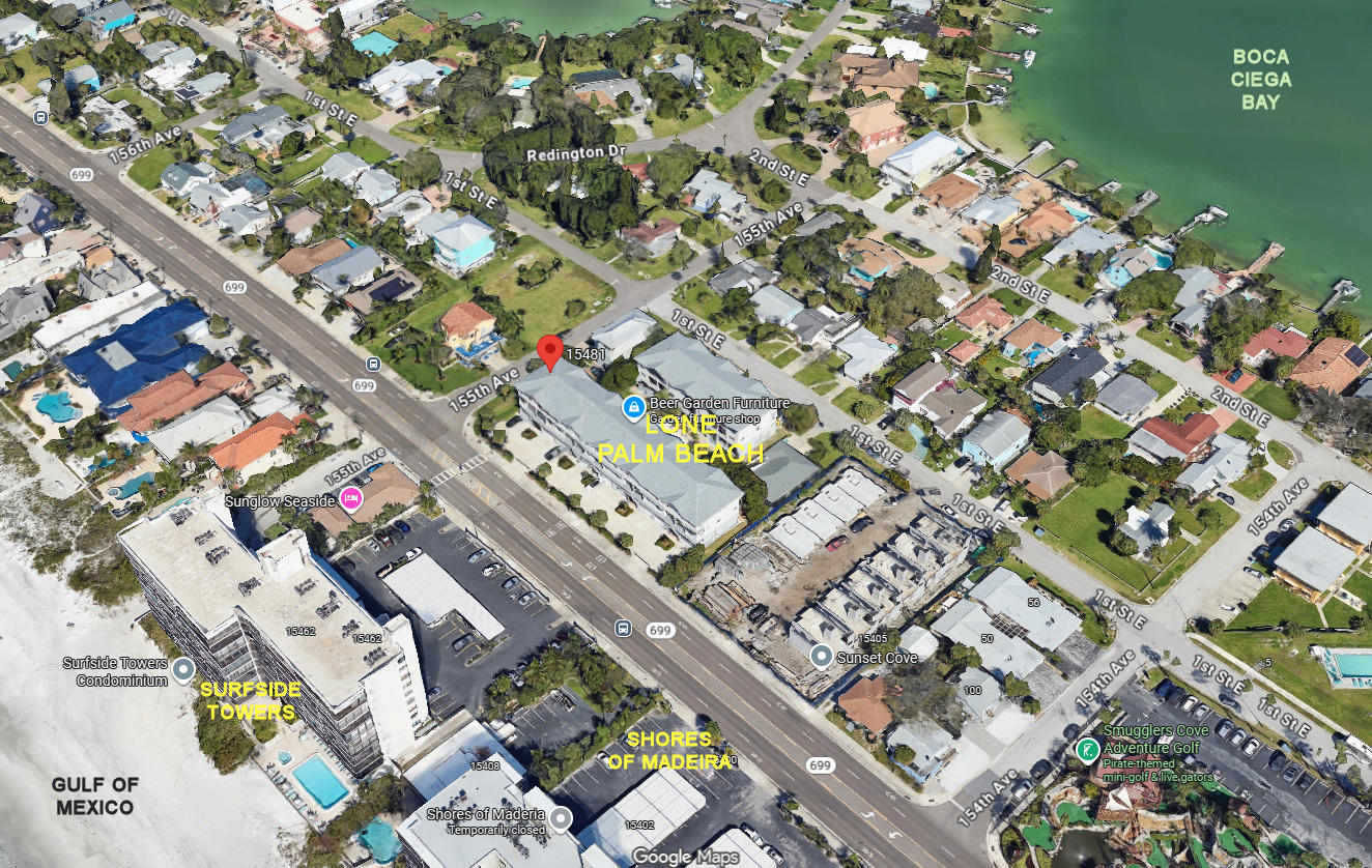 Aerial photo of Lone Palm Beach