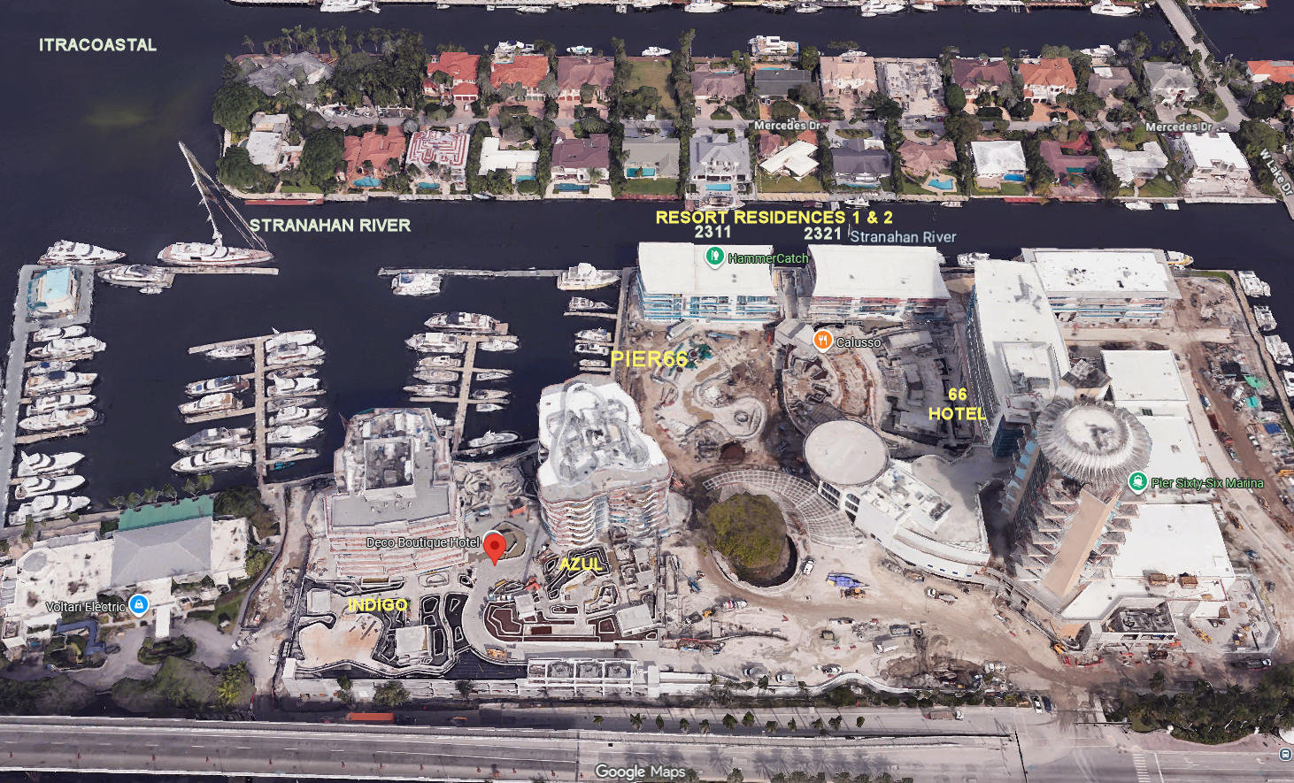Aerial photo of Pier 66 - Harbor Villas 1&2
