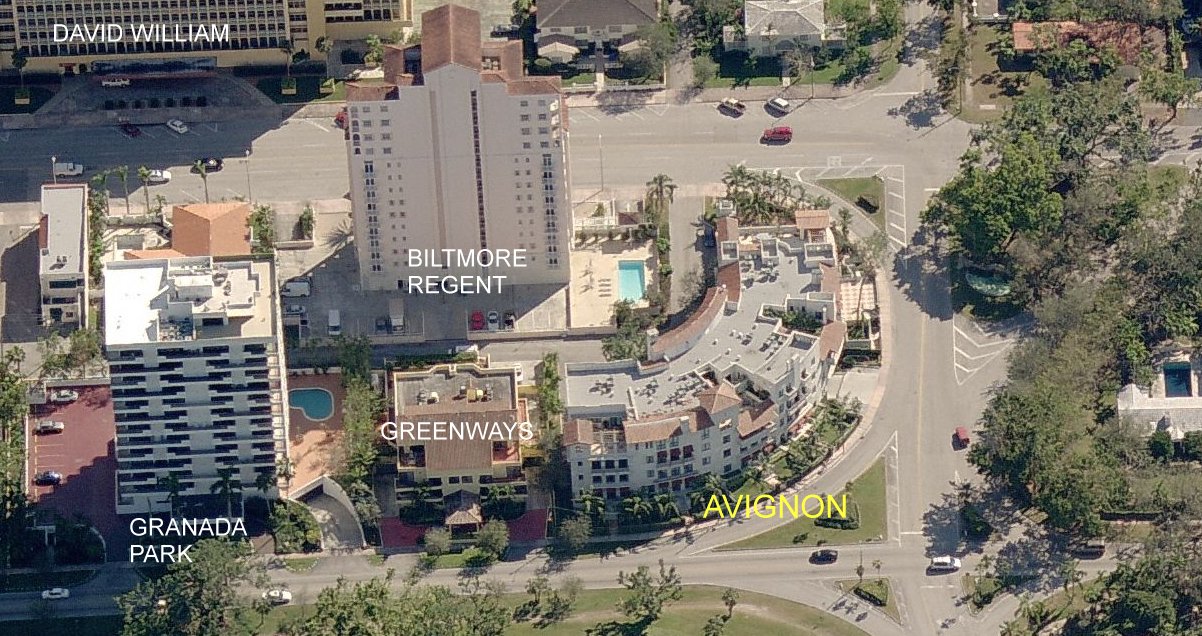 Aerial photo of Avignon