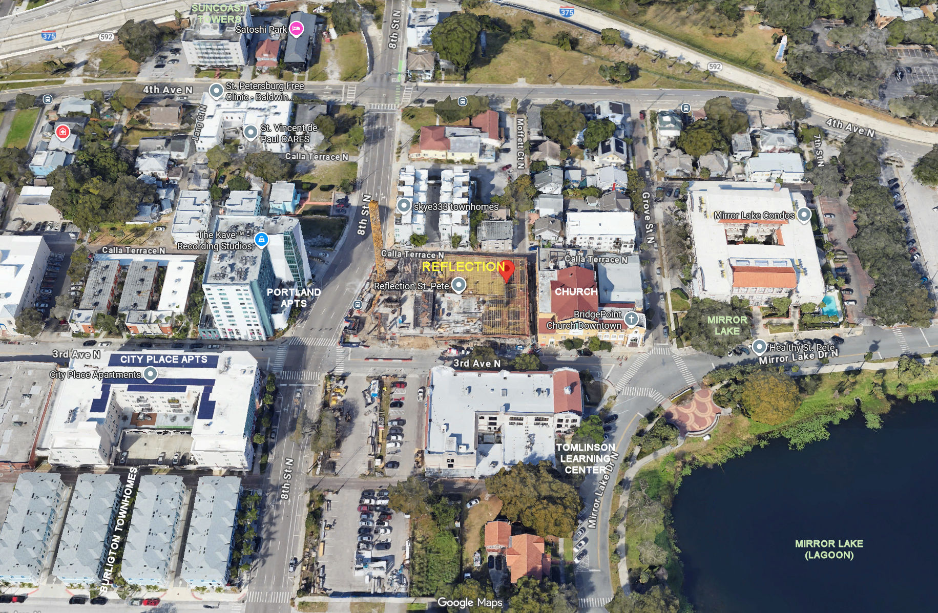 Aerial photo of Reflection