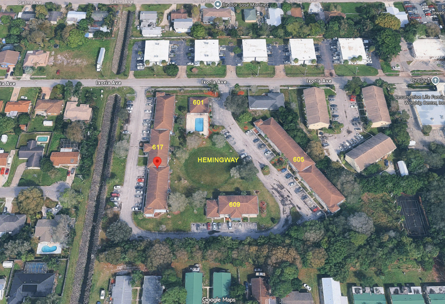 Aerial photo of Hemingway (The)