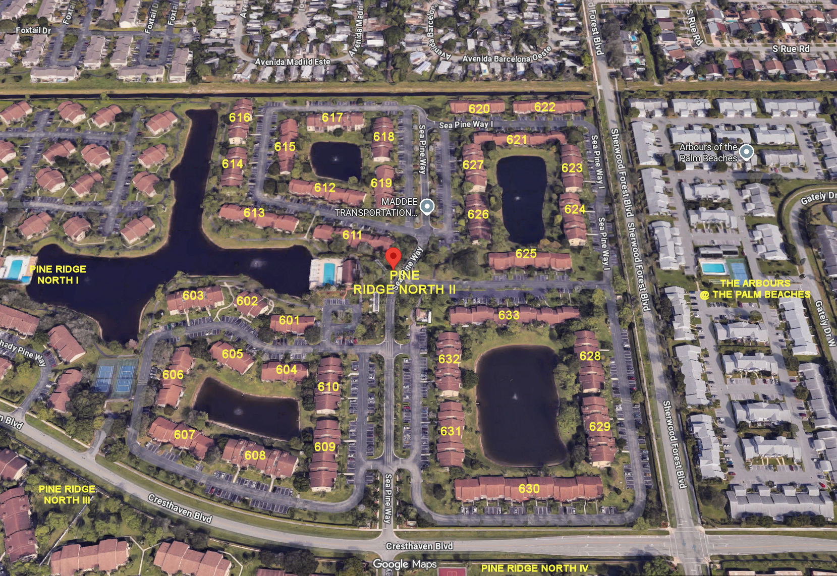 Aerial photo of Pine Ridge North II