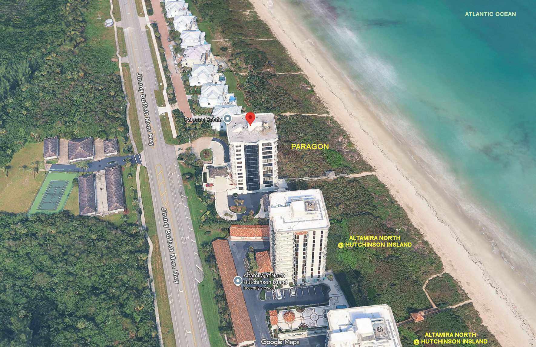 Aerial photo of Paragon