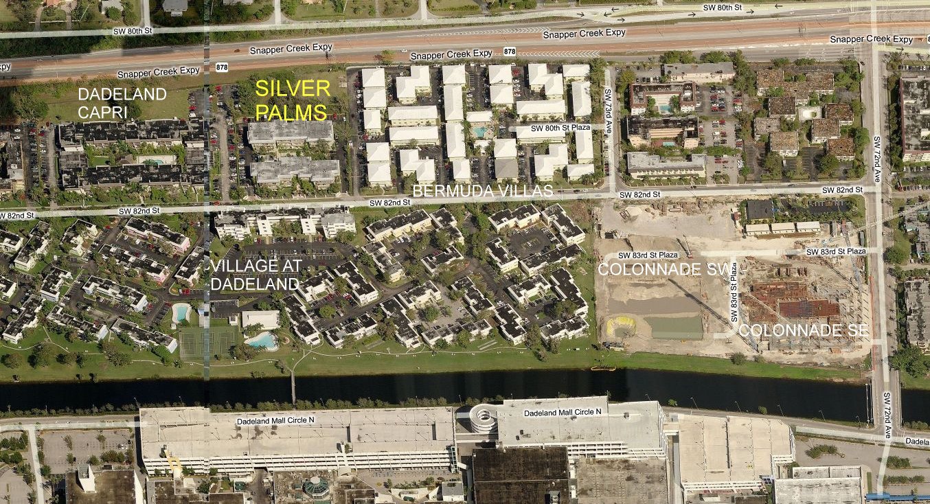 Aerial photo of Silver Palms Dadeland