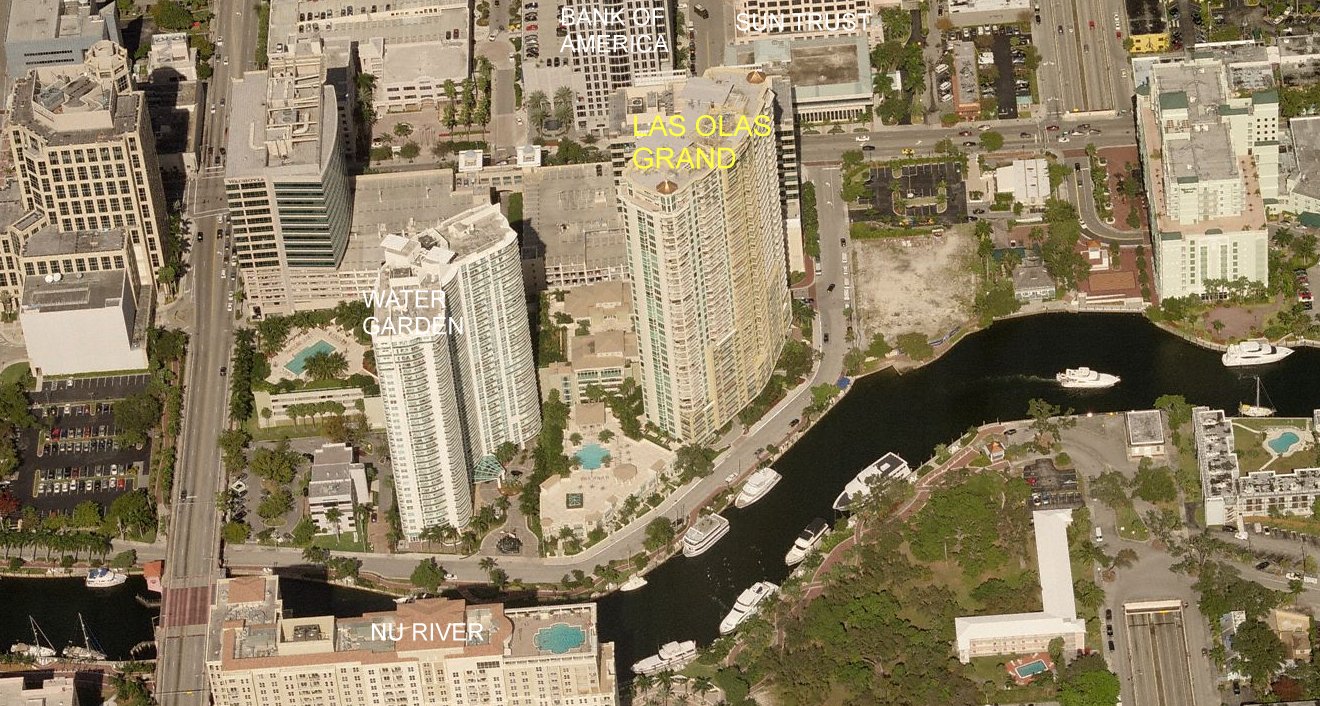 Aerial photo of Las Olas Grand