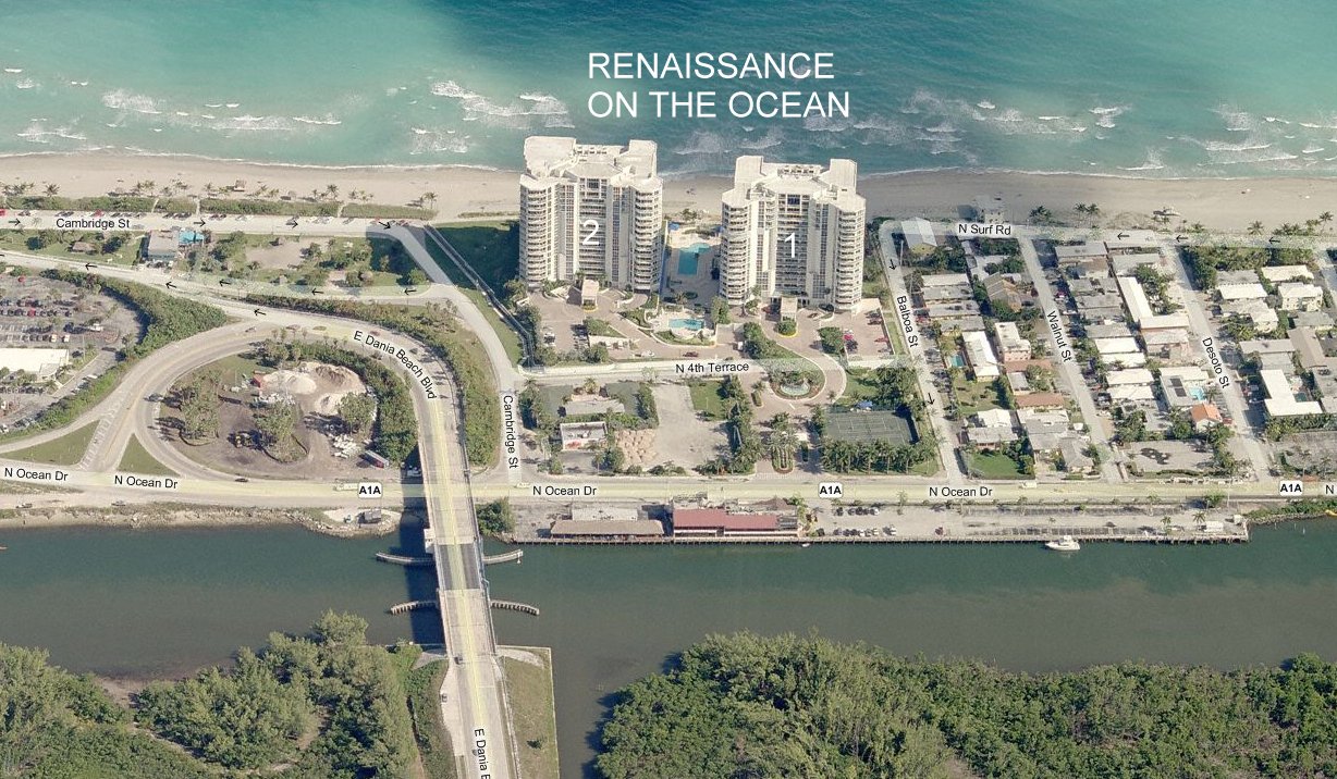 Aerial photo of Renaissance on the Ocean 1