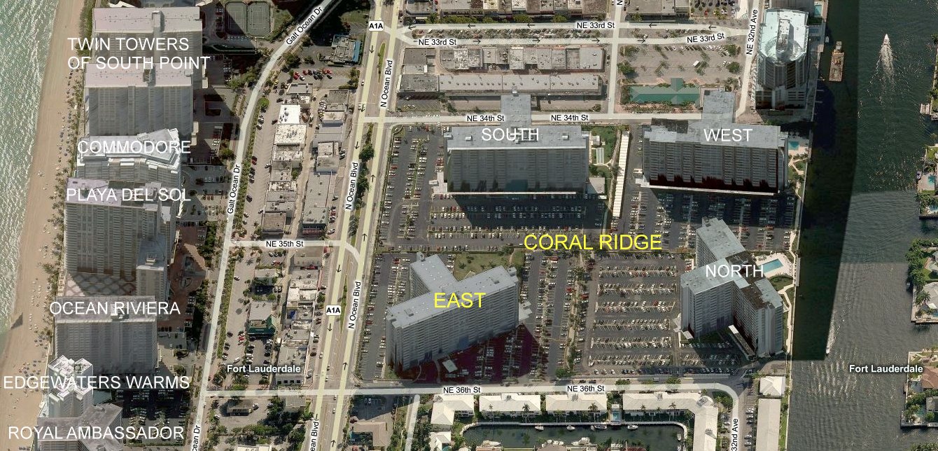 Aerial photo of Coral Ridge East