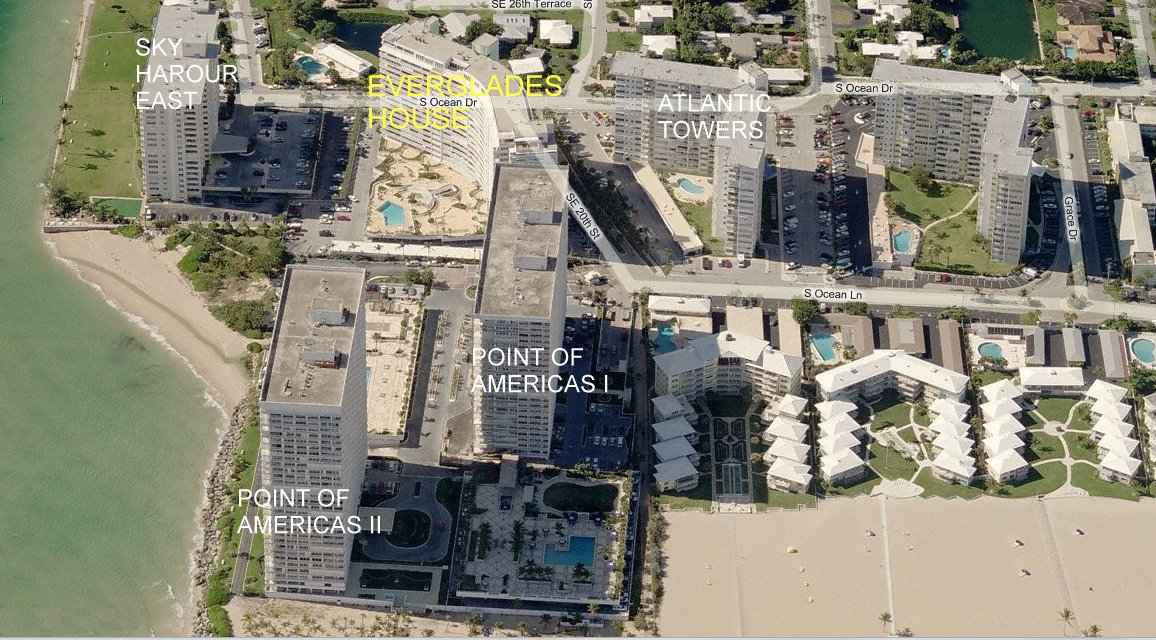 Aerial photo of Everglades House