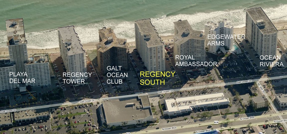 Aerial photo of Regency South