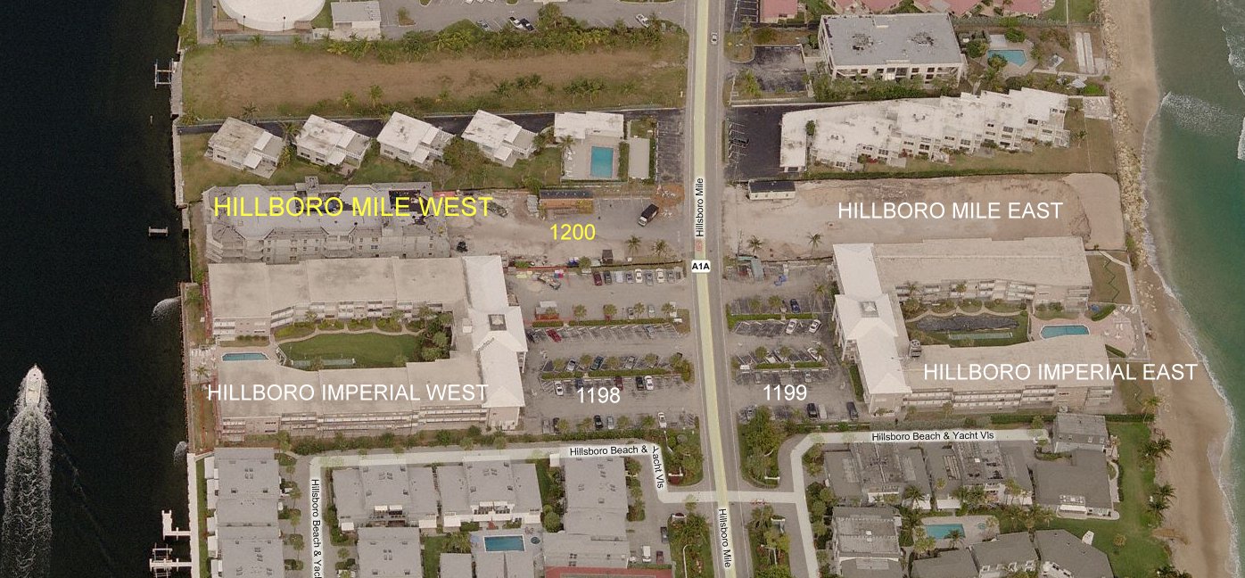 Aerial photo of 1200 Hillsboro Mile West