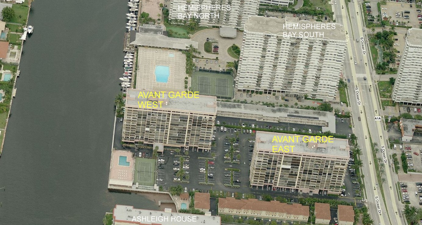 Aerial photo of Avant Garde East