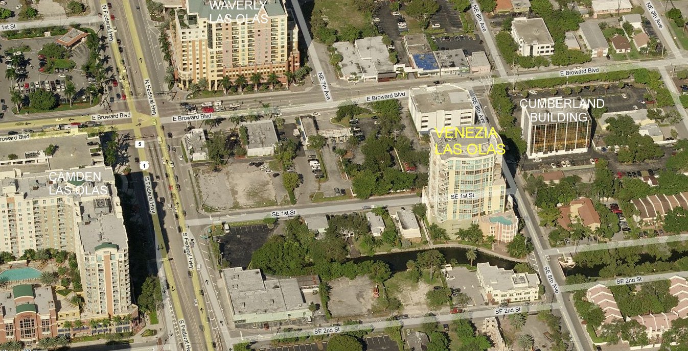 Aerial photo of Venezia Las Olas