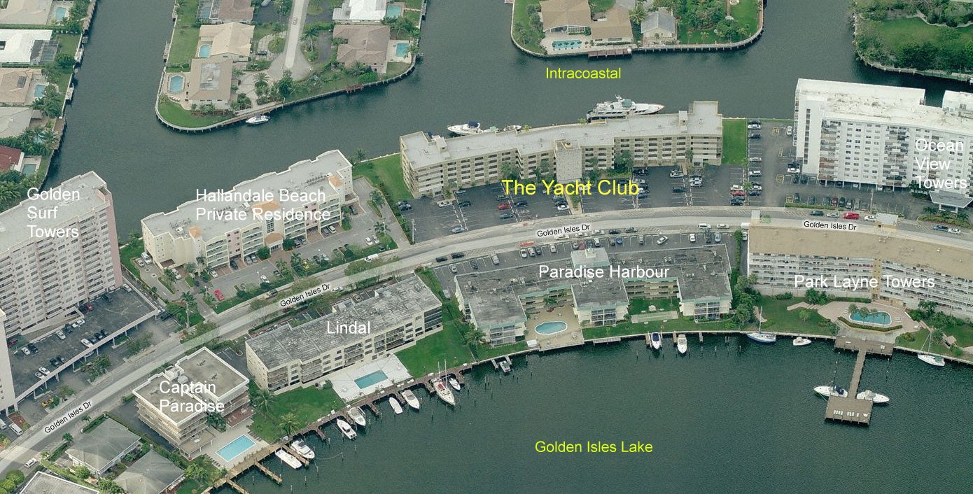 Aerial photo of Yacht Club