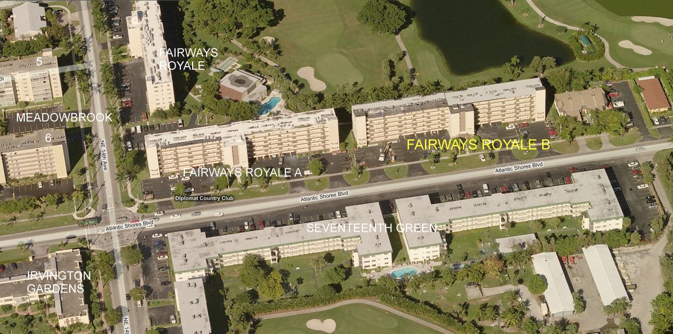 Aerial photo of Fairways Royale B