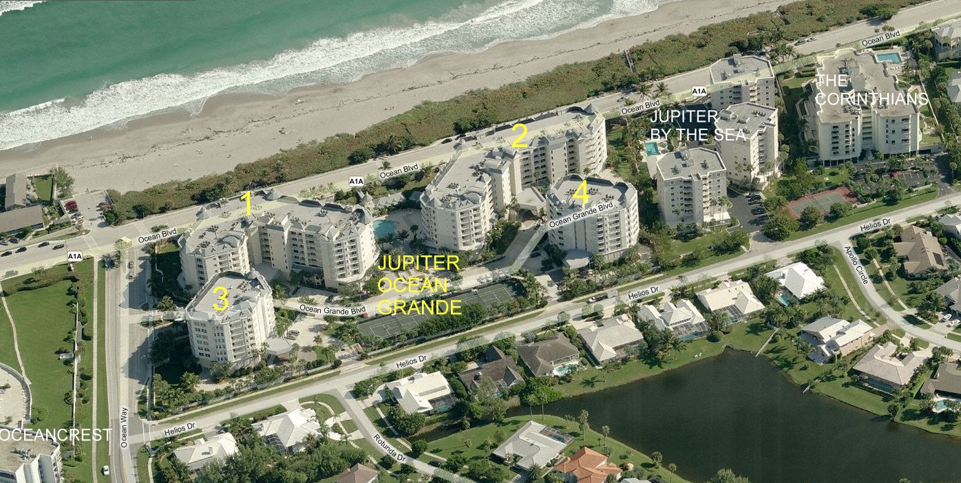 Aerial photo of Jupiter Ocean Grande