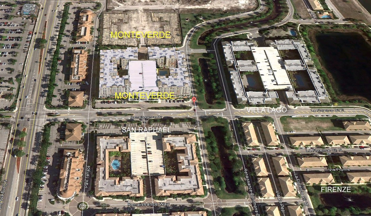 Aerial photo of Monteverde