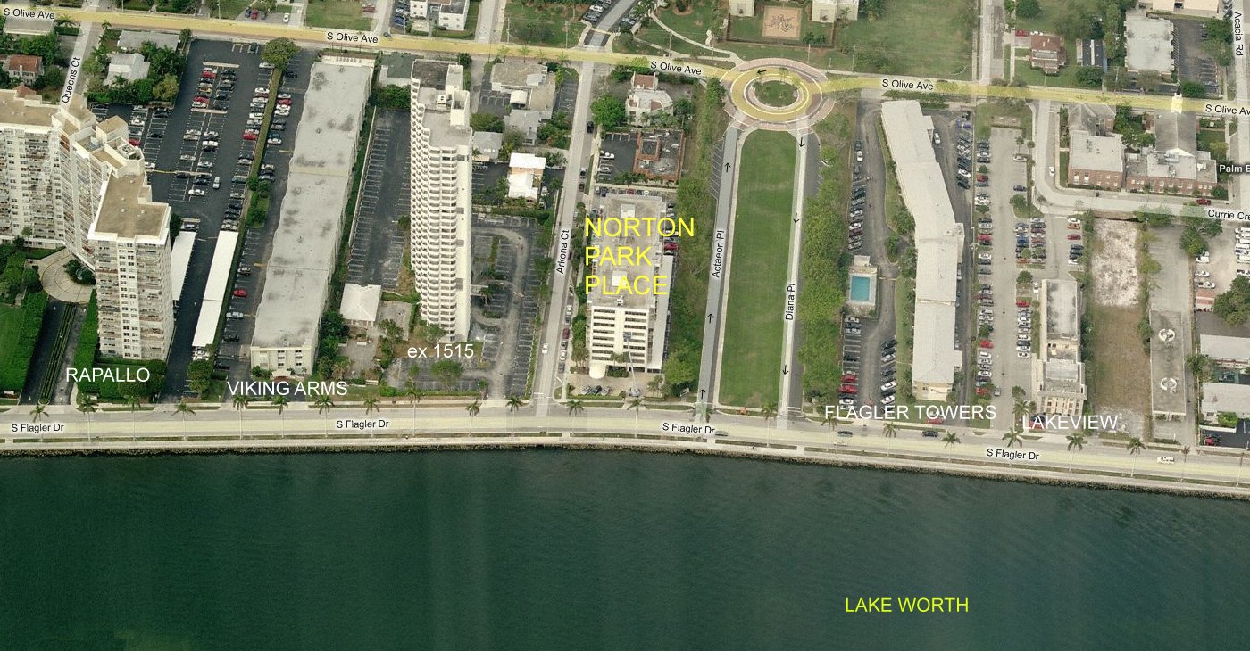 Aerial photo of Norton Park Place