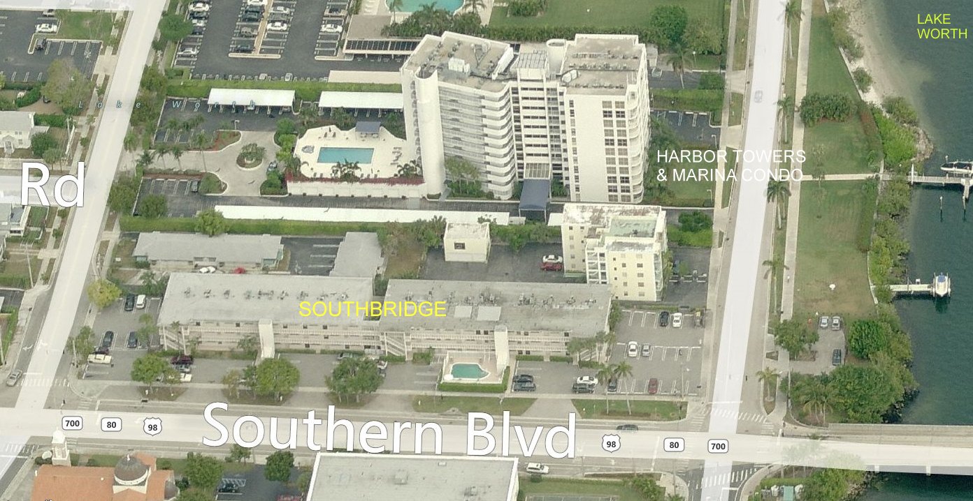 Aerial photo of Southbridge